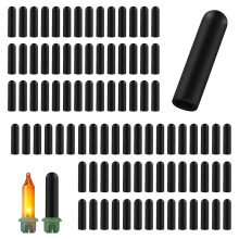 120 Pieces No Glow Covers for String Lights, Silicone Light String Covers for 0.5cm Diameter Christmas LED Light Strings