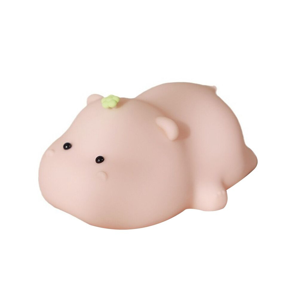 Hippo Baby Night Light Cute Cartoon Children'S Bedside Decoration Atmosphere Light Soft Light Sleeping Lamp