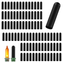 240 Pieces No Glow Covers for String Lights, Silicone Light String Covers for 0.5cm Diameter Christmas LED Light Strings