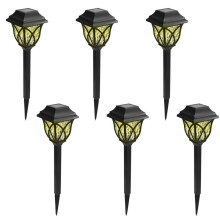 Luzes Solares de Jardim Luzes de Grade Antigas Retrô Luzes de Jardim Ao Ar Livre Luzes de Atmosfera Inseridas Luzes de Sombra