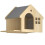 Villa Cat Bed, Wall-Type Cat Bed, Small Solid Wood Cat Wall Shelf A 1