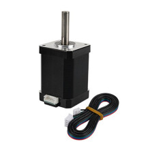 42 Schrittmotor, HöHe 60 Mm, Motor mit 1000 X H2,54 Kabeln für 3D-Drucker, Extruder, CNC-Teile, Schwarz