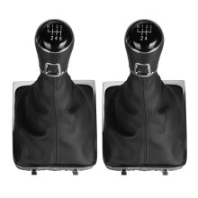 6-Versnellingspookknophoeshoes PU-Leer voor  3C B6 3C2 3C5 2005-2011