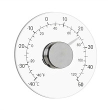 Indoor Outdoor Window Thermometer Transparent Dial Weather Thermometer Accurate Readings for Home Office