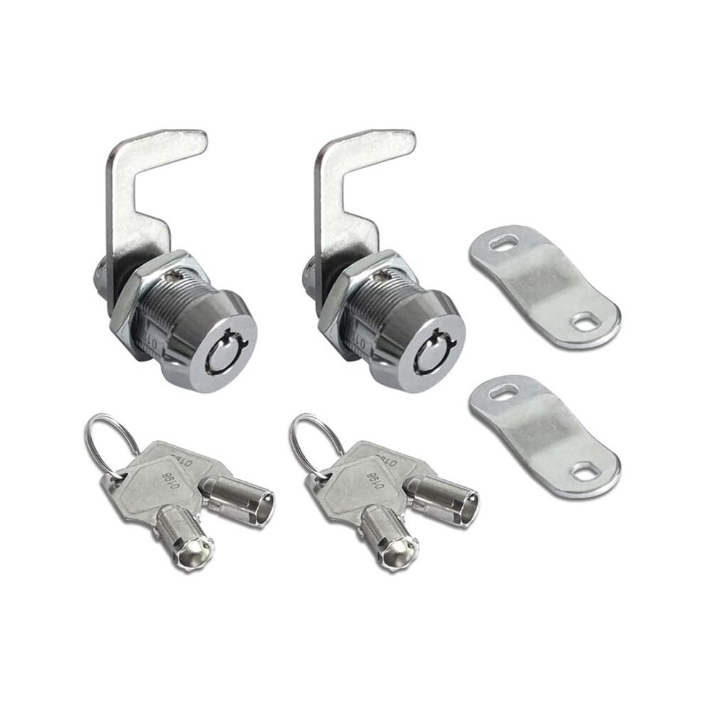 Drawer And Cabinet Lock, Tubular Cam Replacement Lock Hook With Key For Storage Door Security File Drawer Cabinet 4712705738817