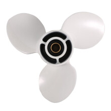 for 9.9-15HP 63V-45945-10-EL 9-1/4 x 9 Aluminum Alloy Marine Outboard Propeller 8 Spline Tooth 3 Blades