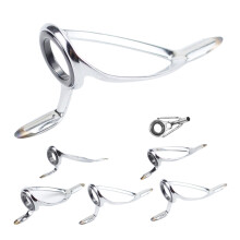 Fishing Rod Repair Kit Rod Tip Repair Kit Casting Fishing Rod Guides Replacement Set Steel Ceramic Ring