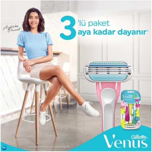 Gillette Venus Gillette Tropical Disposable Razors 2
