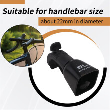Shanmashi Outdoor Fahrradklingel Kreative Bike Bull Glocke Horn FahrradzubehöR für Mountain Balance Bike Schwarz