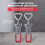 20 Pack Adjustable Toggle  Clamp 4001, 330 Lbs Holding Capacity, Heavy Duty Quick Release Pull  Toggle Clamp 10