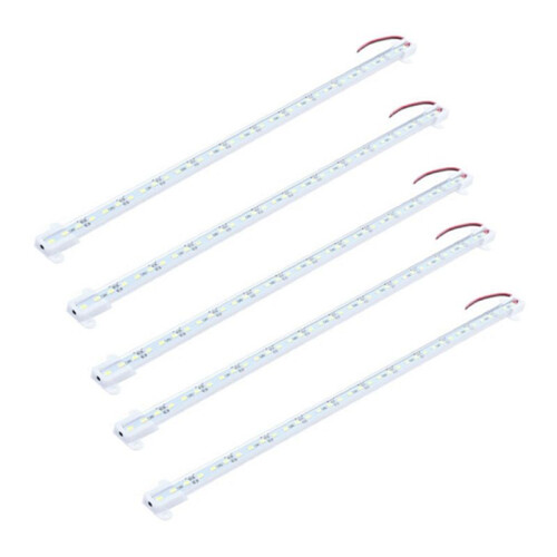 5 St 12V LED Strip-Ljus för Nattmarknad, 24V Batteriljusrör för Bil
