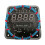 Digital DIY Electronic Clock Kit Light Control Rotation Digital LED Temperature  Display Tool for Soldering Practice 1