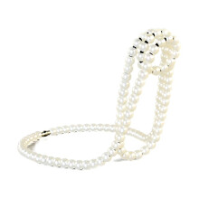 New Pearl Necklace Wine Rack Hang Suspension Wine Bottle Holder Home Decor Desktop Decoration Luxury Magic Artware White