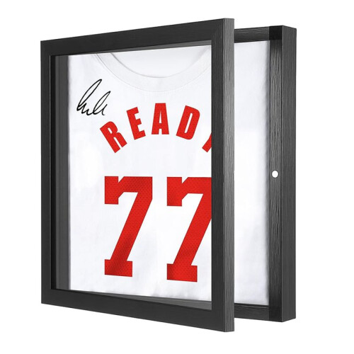 Moldura para Camisetas, 13 Polegadas X 13 Polegadas, Moldura para Camisetas de Madeira Sintética Preta com Proteção UV de 98%, Acrílico, Vitrine