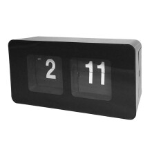 Automatische Uhr zum Umblättern, Digitale Tischuhr, Batteriebetrieben, Großes Display, für Zuhause, Schlafzimmer, Schreibtischdekoration B