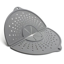 Silicone Splatter Screen for Frying Pans 10, 11, 12 Inch - Foldable, Dishwasher Safe