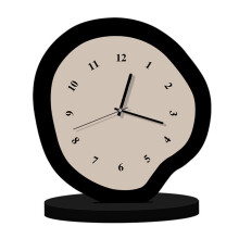 Horloge de Bureau, Horloge Personnalisée, Ornements de Bureau, Décorations de Salon, Horloges, Décorations de Comptoir pour la Maison