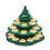 Deviled Egg Christmas Tree, Ceramic Christmas Tree Deviled Egg Platter, Reusable Holiday Deviled Oval Tray with Lid 1