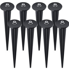 8pcs Light Stake Flood Lights Outdoor Lights Ground Flood Lights Outdoor Stake Garden Lamp Flood Lights