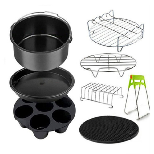 Acessórios para Fritadeira de Ar de 8 Polegadas para Gowise Phillips Cozyna e Secura, Serve para Todas As Assadeiras de 4,5-5,2 L