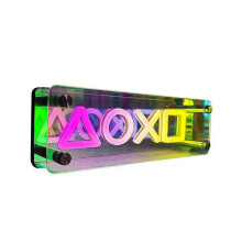 Neon Signs Lights LED Table Lamp Colorful Thousand Layer Mirror Atmosphere Light for E-Sport,Bedroom,Birthday,Decorate