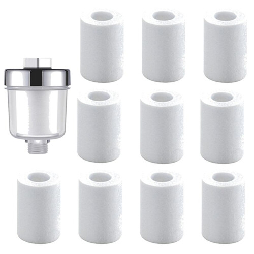 Vattenutloppsrenare Kit Universal Kranfilter Kök Badrum Dusch Hushållsfilter PP Bomull