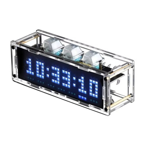 RGB Ambient Light with Mechanical Keycap Clock Support Timer 3 X 6 Color Lighting Effect Wifi Connect Mobile Phone PC 1