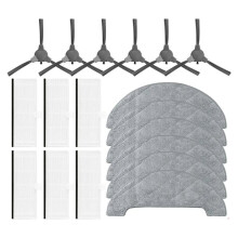 Para KUANLITU G1 Cepillo Lateral Filtro Hepa Trapeador Robot Aspirador Accesorio