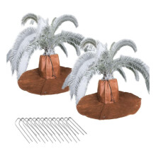2er-Pack Winterschutz für Palmenwurzeln - Palmenwurzelschutzbeutel, Thermo-Pflanzenschutz mit Kordelzug