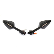 Motorcycle Accessories Rearview Mirrors with Turn Signals LED for ZX-6R ZX6R ZX10R 400 650