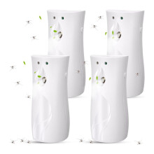 Distributeur Automatique de 4 Sprays Anti-Mouches, Anti-Moustiques, Anti-Insectes Volants, Assainisseur D'Air Dosé pour L'Été