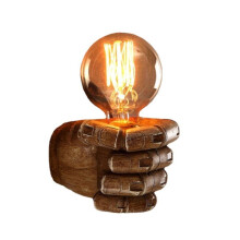 Nordic Retro Resin Wall Lamp Left Hand Fist Sconces Wall Fixture Home Decor Light Restaurant Bar Decoration Left Hand