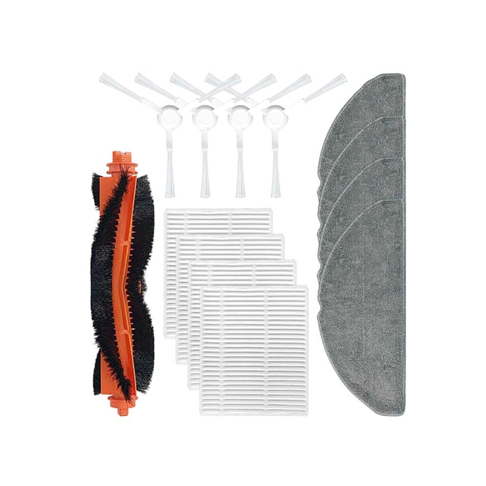 Exogio Main Side Brush Filter Mop Rags Accessories For Mijia C103/E10/B112 Sweeper Cleaner
