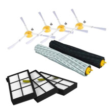 HEPA Vacío Rodillos Laterales Cepillos Filtros Kit de Piezas Repuesto para 980 990 900 896 886 870 865 800