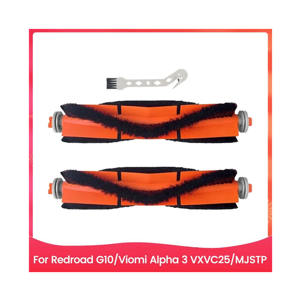 2Pcs Vacuum Main Brush Replace For Redroad G10 For Alpha 3 Vxvc25/Mjstp Vacuum Cleaner Spare Parts 6033231019293