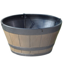 Flower Pot Plant Flowerpot Resin Plant Hanging Rope Hanger Basket Outdoor Home Garden Balcony Decor Planter