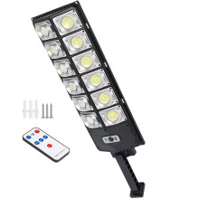 Lampe solaire d'extérieur à LED, puissante, avec détecteur de mouvement, 360 LED, étanche, luminaire mural pour rue, décoration de jardin