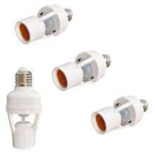 Uchwyt na Żarówkę LED E27 z Czujnikiem Ruchu PIR 110-240 V, Regulowana Podstawa Lampy Bubble  z Czujnikiem Podczerwieni