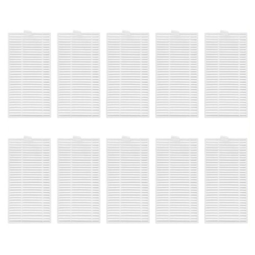 For  Robot Vacuum E5 / C108 Filter Robot Vacuum Cleaner Accessories Part 10PCS