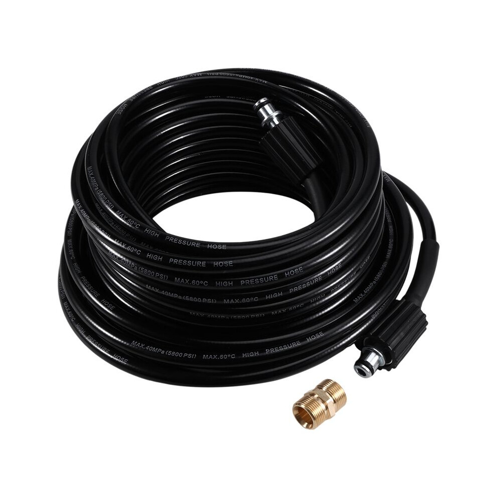 Pressure Washer Hose Quick Connector Hose And Extension Coupler For Swimming Pools Siding Washing Cars Floors 20M 4714204109044