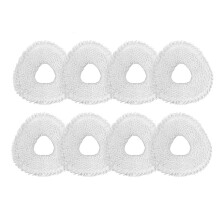 8 Stuks Vervangende Dweilpads voor  J3 Robotstofzuigeronderdelen, Accessoires, Herbruikbare Microvezeldoek, Reinigingsset