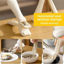 2PCS Anti-Scald Bowl Clip Hot Dish Gripper Anti-Scalding Clip Bowl Plate Clamp Insulation Tong Clamp Holder Kitchen Tool