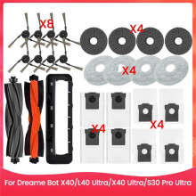 27PCS Vacuum Brush Dust Bag and Filter Set for Bot X40 L40 Ultra X40 Ultra S30 Pro Ultra Vacuum Replacement Parts