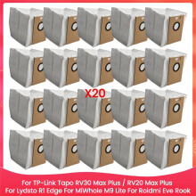 Dust Bag Fit for  Tapo RV30 Max  / RV20 Max , Lydsto R1 , MiWhole M9 Lite,  Eve Rook Parts
