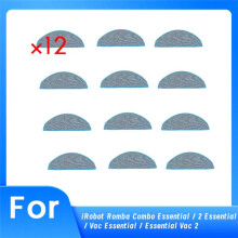 12 PCS Cleaning Rag for Romba Combo Essential / 2 Essential / Vac Essential / Essential Vac 2 Robot Vacuum