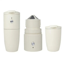 Portable Integrated Coffee Machine -  Hand-Brewed Grinder for Americano & Espresso, Ideal for Office and Travel Use