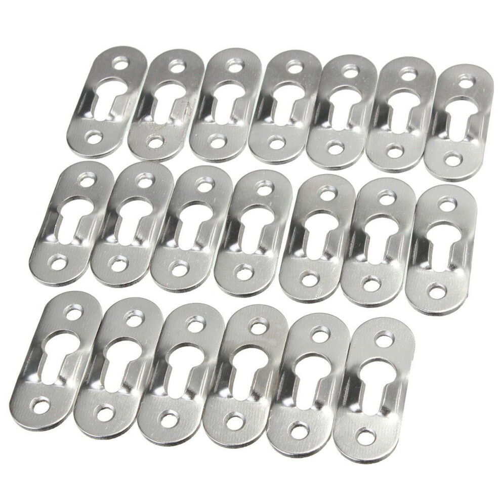 20 Pcs 44Mm Metal Keyhole Hanger Fasteners Picture Photo Painting Fasteners 4711493903377