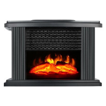 1000W Electric Fireplace Heater with Remote Control Fireplace Electric Flame Decoration Portable Space Heater US Plug
