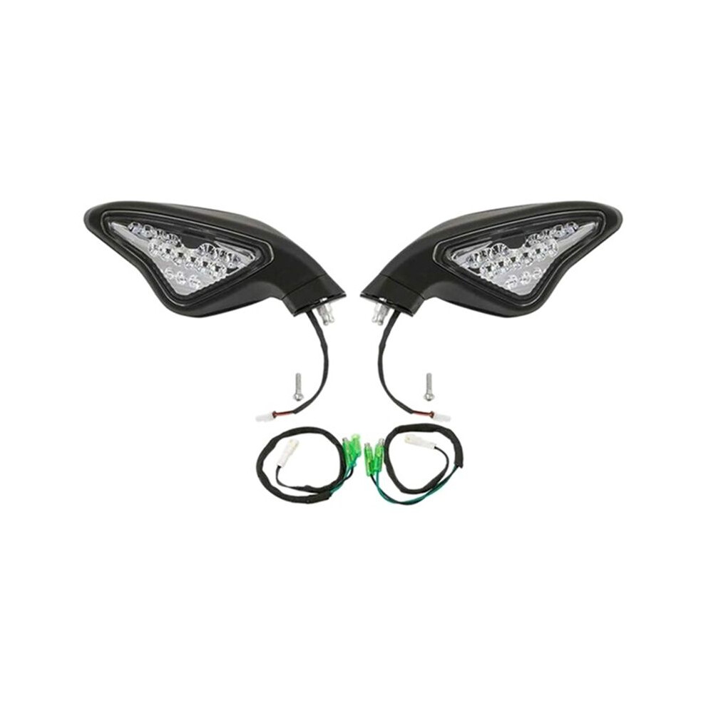Motorcycle Rearview Mirror With Turn Signal Led Mirror For 848 1098 1098S 1098R 1198 1198S 1198R 6031773046487