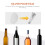50Pcs 3inch Silver Wine Pourer Disk Drip-proof Drip Pouring Pour Spout 1